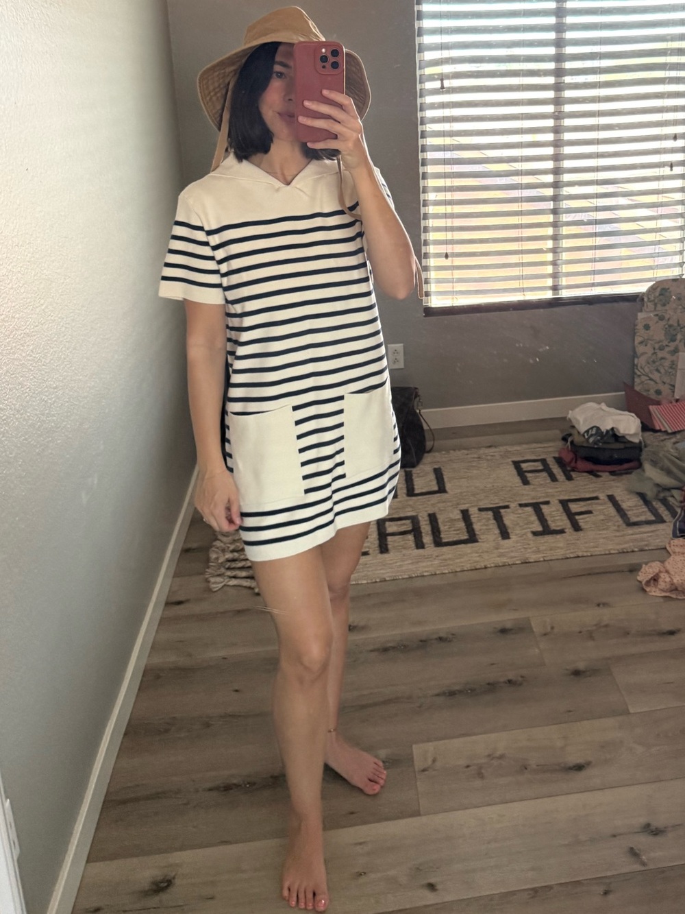 Stripe Sailor Inspired Mini Dress